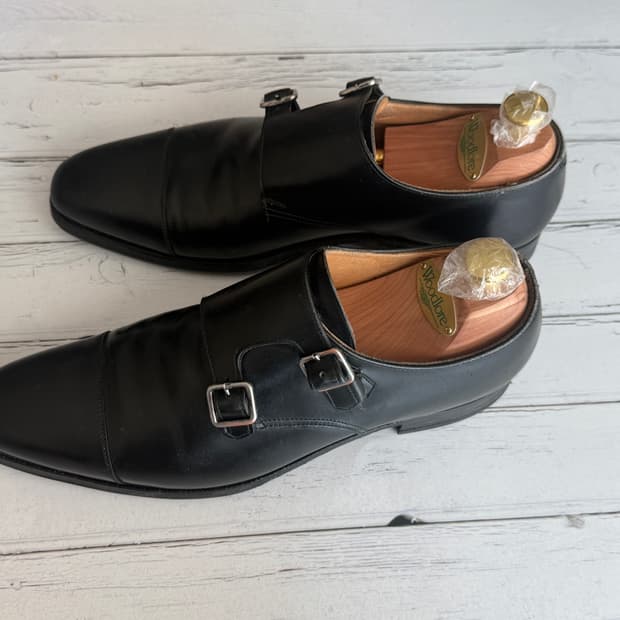 크로켓앤존스 로운즈 블랙 (6.5E) 더블몽크