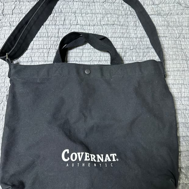 커버낫 블랙 에코백 숄더백 토트백