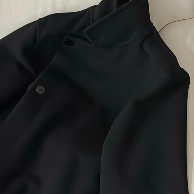 르메르 25FW 랩코트 블랙 M