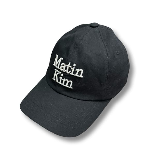 마뗑킴 블랙 볼캡 모자 Matin Kim