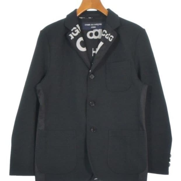 꼼데가르송 옴므 메쉬 로고 테일러드 자켓