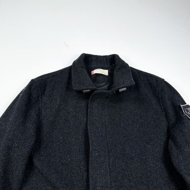 리바이스 오리지널 와펜 차콜 반코트 자켓 (L)