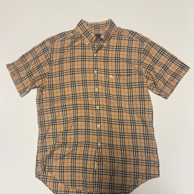 버버리 런던 시그니처 노바체크 반팔 셔츠 M ~ L