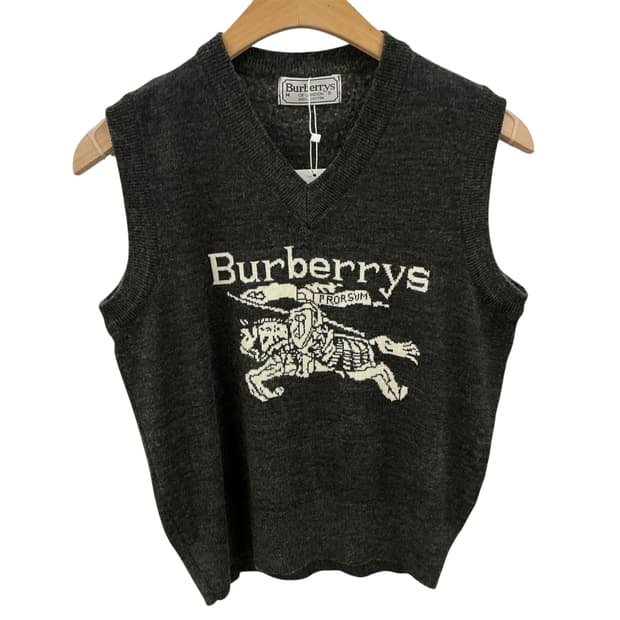 90년대 버버리 니트 베스트