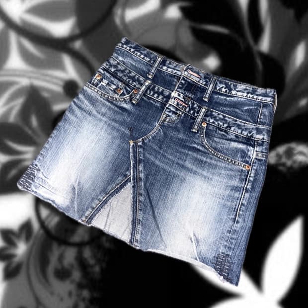 빈티지 안트가우지 antgauge y2k 데님 스커트