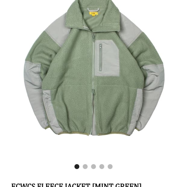 [구매 XL] 더레스큐 THE RESQ ECWCS 플리스 자켓 민트