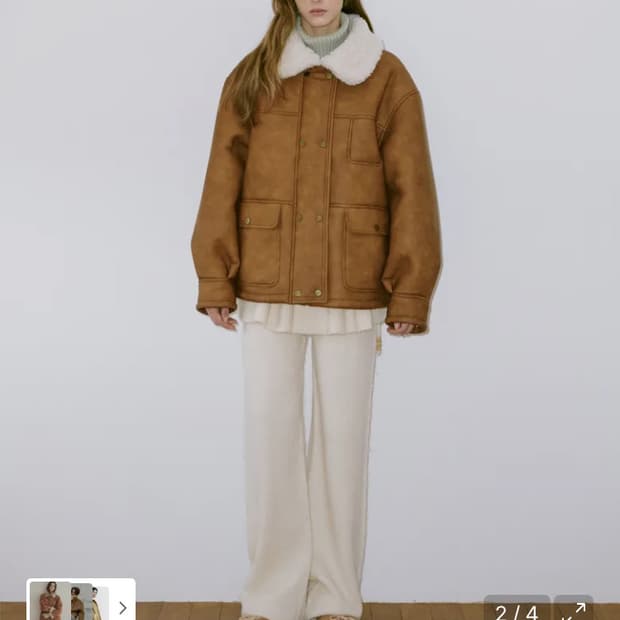 시눈(sinoon) 빈티지 무스탕 자켓