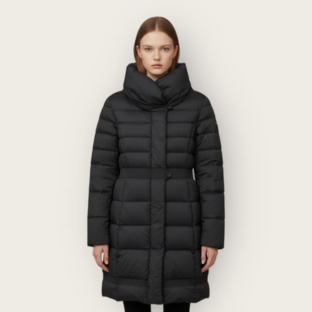 IT36/ 막스마라 다운 모크넥 패딩 자켓