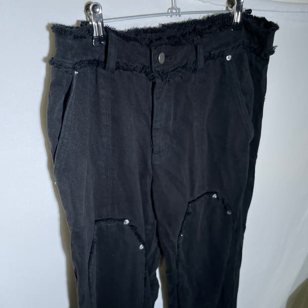 M)여성 VTG 더블니 데님 청바지 OH ME TELL