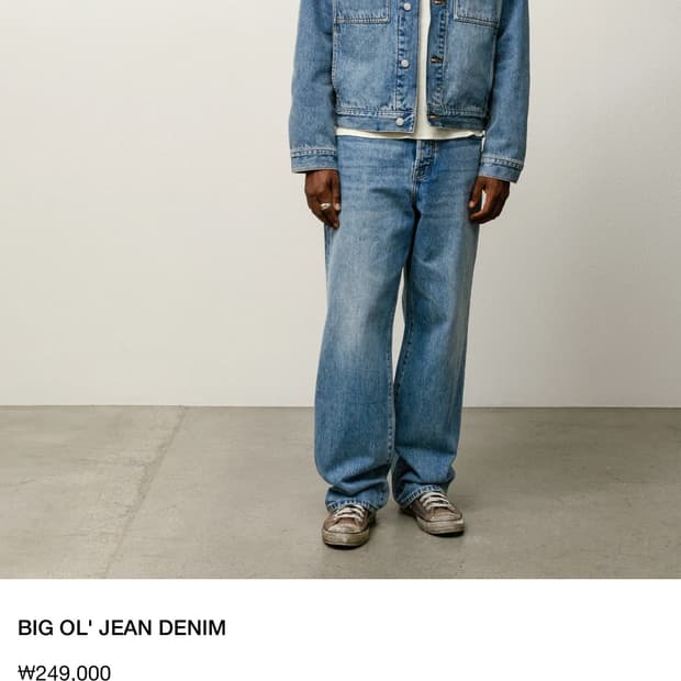 스투시 stussy big ol jean 데님