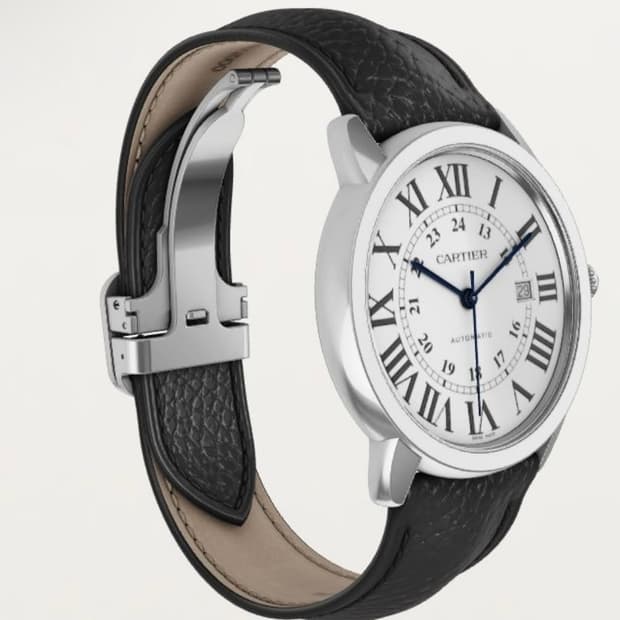 cartier  롱드 솔로 가죽스트랩 42mm