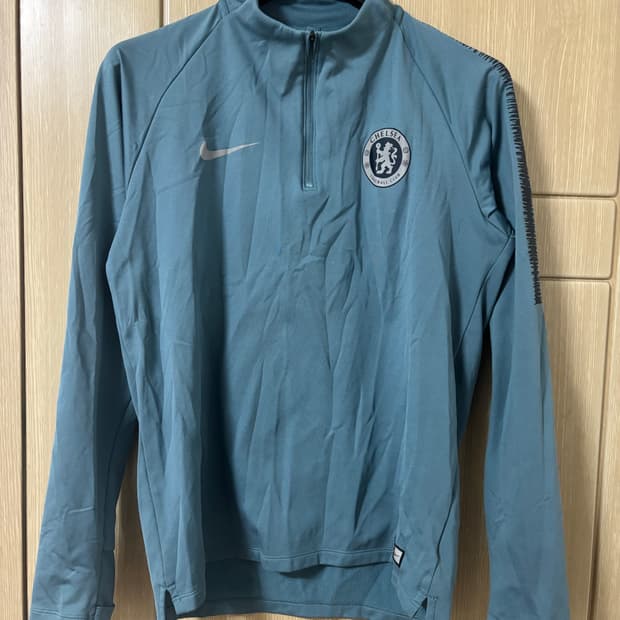 나이키 첼시 트레이닝 탑 블루