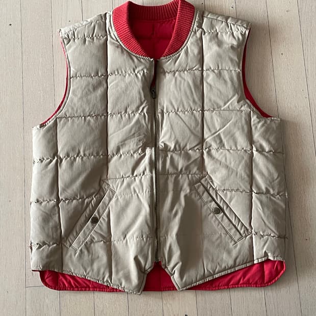 빈티지 에디바우어 다운 베스트