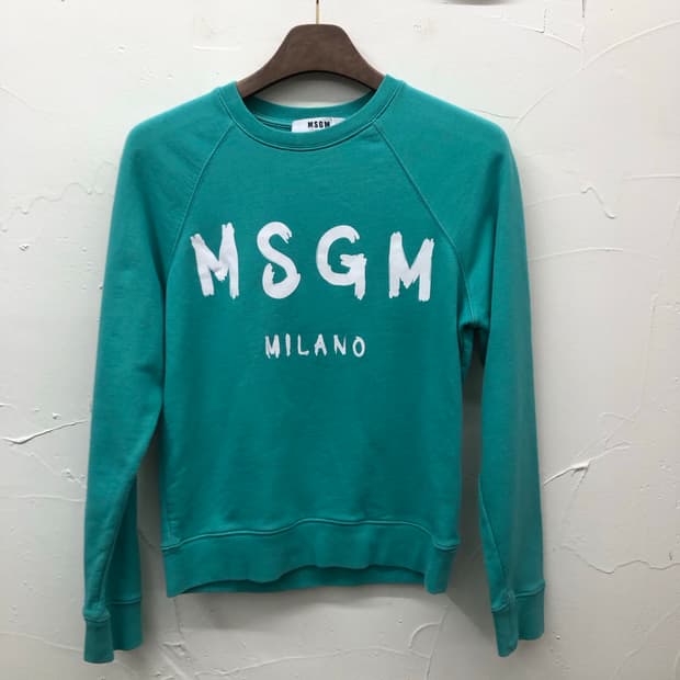 msgm 맨투맨 틸 컬러