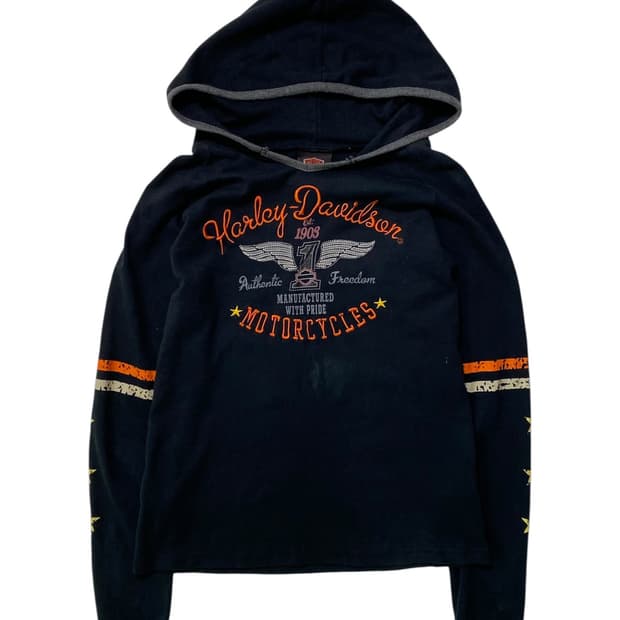 Harley davidson 할리데이비슨 후드 롱슬리브