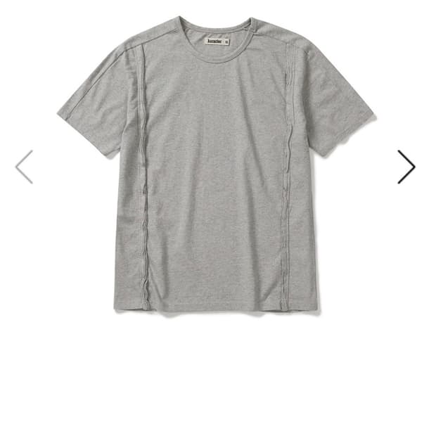 카락터 fiddlehead 티셔츠 멜란지 그레이 02