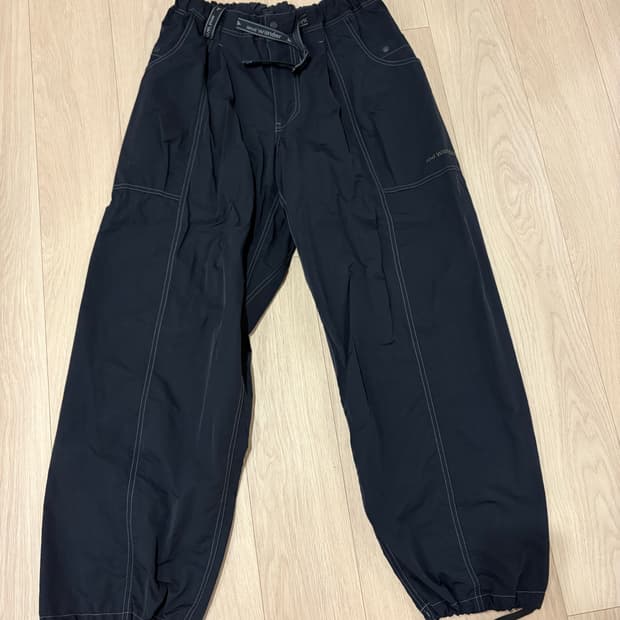 And wander crinkle nylon pants