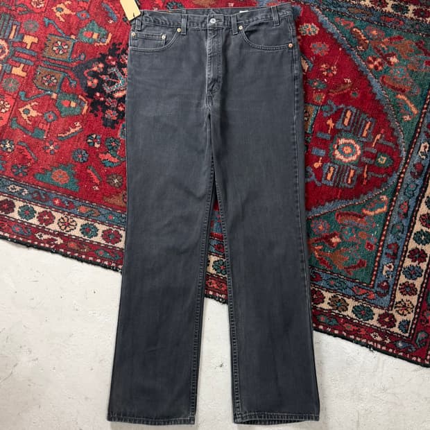 90's USA Made 빈티지 리바이스 517 블랙 부츠컷