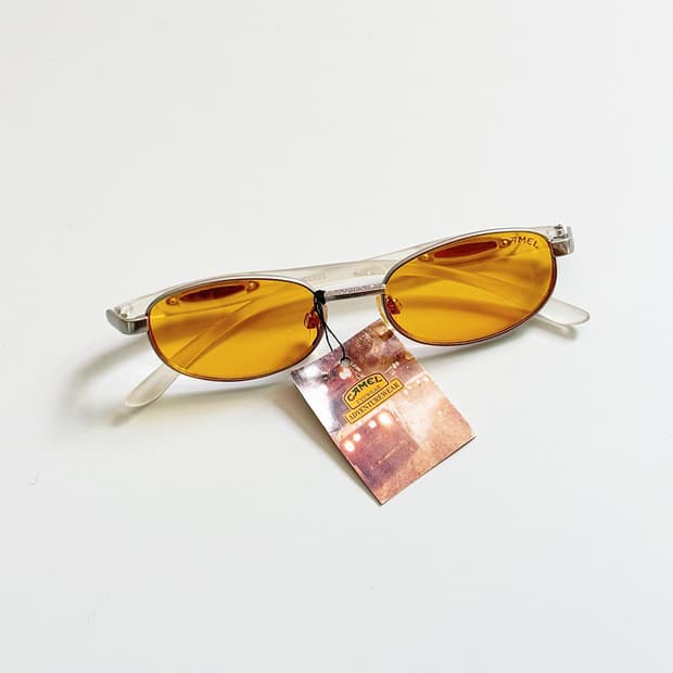 90s CAMEL 카멜 슬림 스퀘어 틴트 빈티지 선글라스