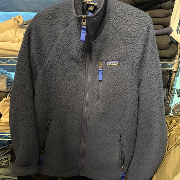파타고니아 레트로 파일 플리스 자켓 네이비 S