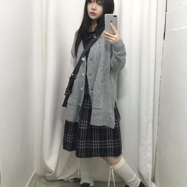 네이비 버버리 코디 세트 🤍
