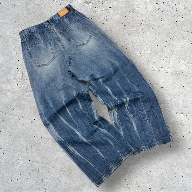 [L] 마틴플랜 빈티지 워싱 데님 팬츠 B925