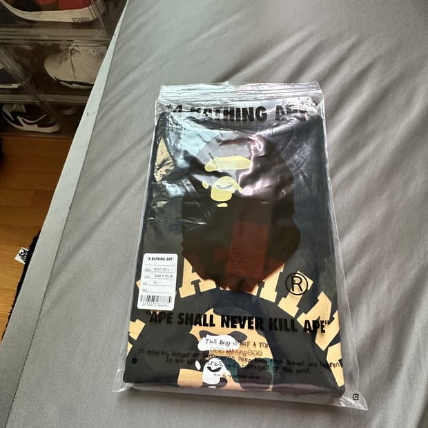 베이프 반팔티 블랙 XL