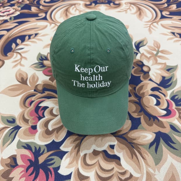 밀로 아카이브 millo 레터링 볼캡(그린)