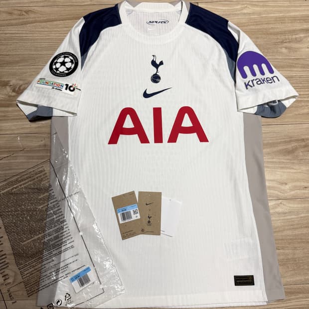 [해외 M] 25-26 토트넘 어센틱 챔스패치 논마킹 유니폼