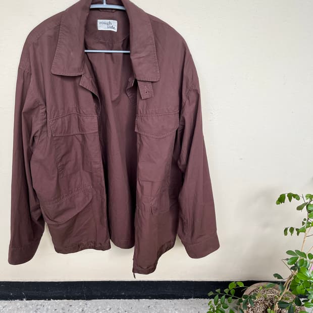 rough side BDU jacket brown (러프사이드 BDU)