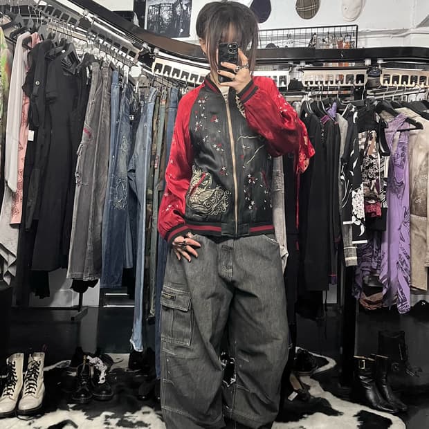 백화요란 리버시블 스카잔