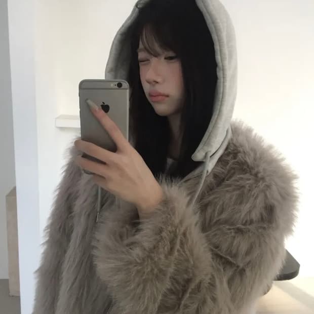 후르츠 퍼 후드 자켓