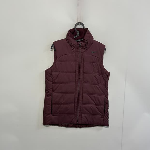 나이키 여성 패딩조끼 95 버건디