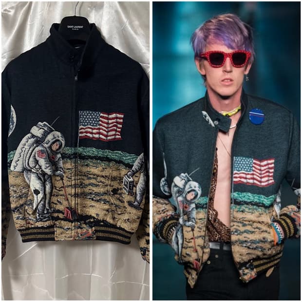 생로랑 SS16 서프 문랜딩 자켓