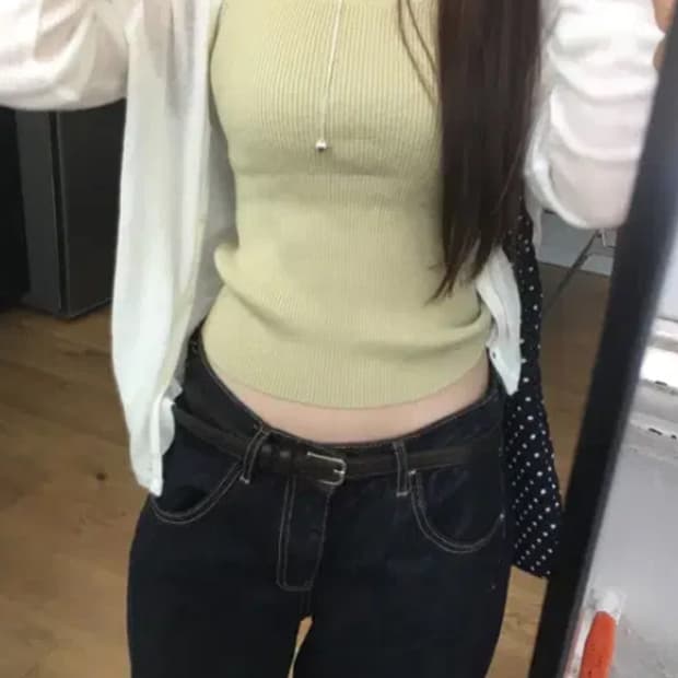 아워캐비넷 fold golgi sleeveless 슬리브리스