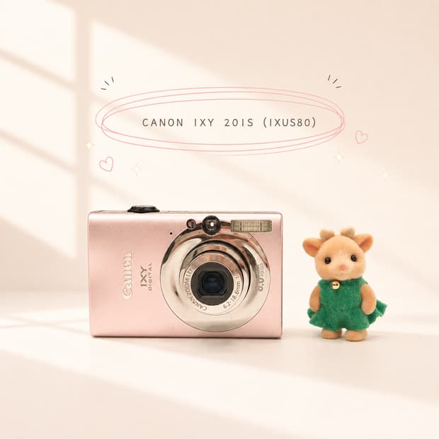 ✨️미품✨️리사디카 🩷캐논 IXY 20 IS 핑크 🌸 ixus80