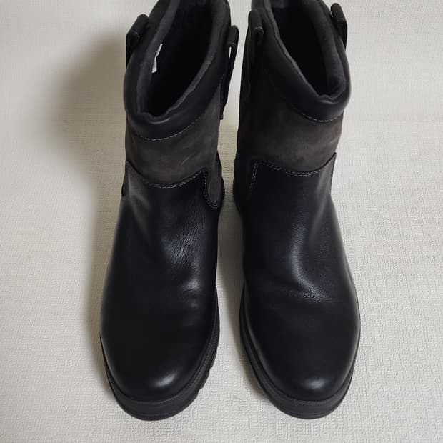 클락스 겨울 가죽 스웨이드 부츠