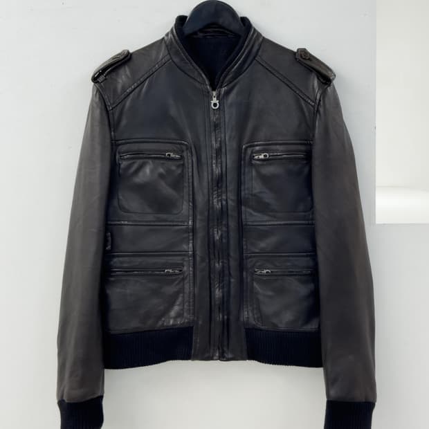 페레가모 가죽자켓