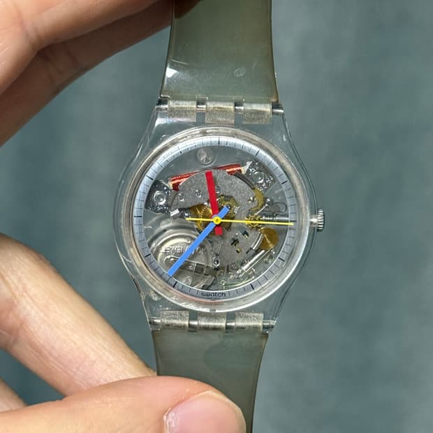 swatch 스와치 올 클리어 손목시계