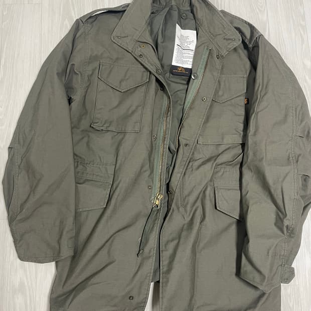 알파인더스트리 m65 필드자켓  LT 라지 105-110민트급