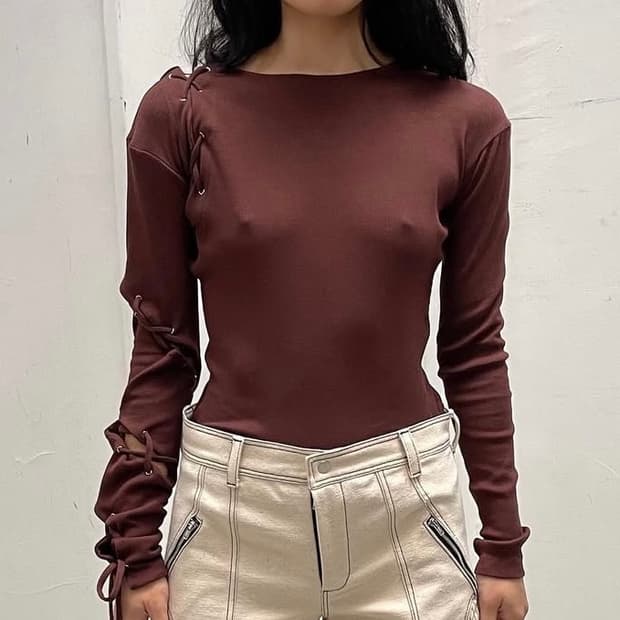 vejas 22fw 트임 탑