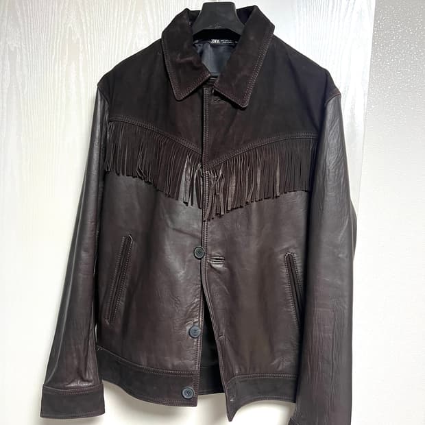 자라 가죽자켓 판매합니다