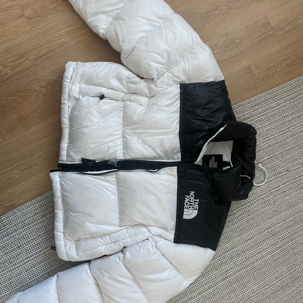 노스페이스 숏눕시 화이트 L