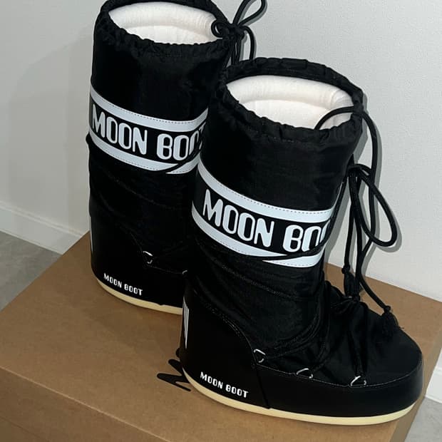 문부츠 아이콘 나일론 블랙 35-38 풀박