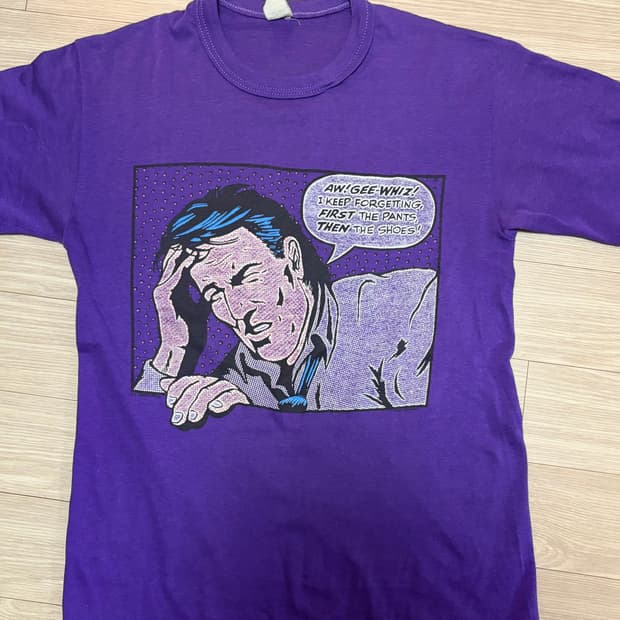 로이 리히텐슈타인 빈티지 티 (Made in Usa)