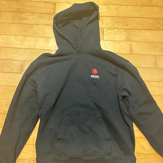 겐조 보케 플라워 오버사이즈 후드