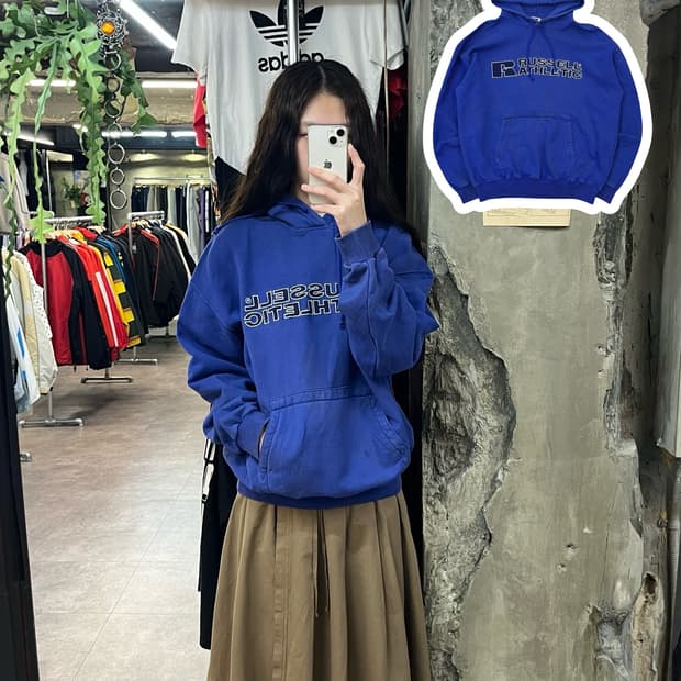 러셀 후드티 퍼플 L #csz1847