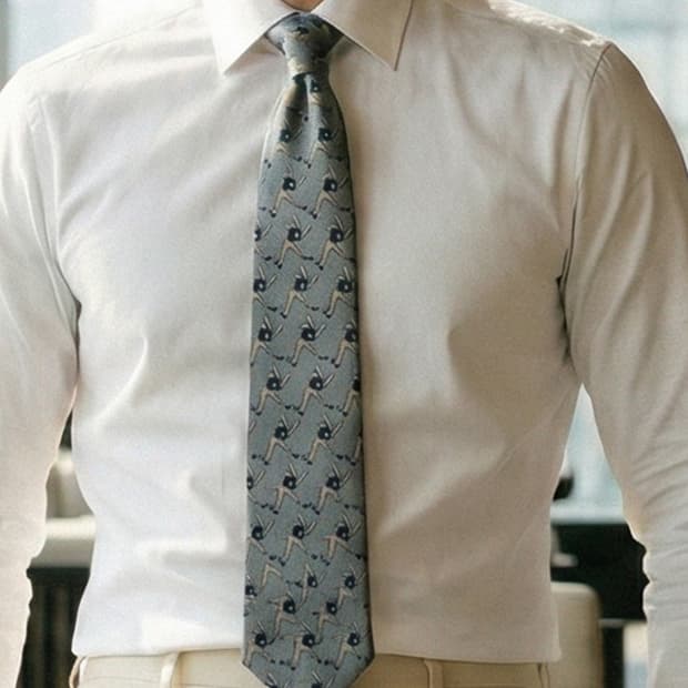 까스텔바작 실크 야구 타자 패턴 넥타이 9.9cm A등급 K1733
