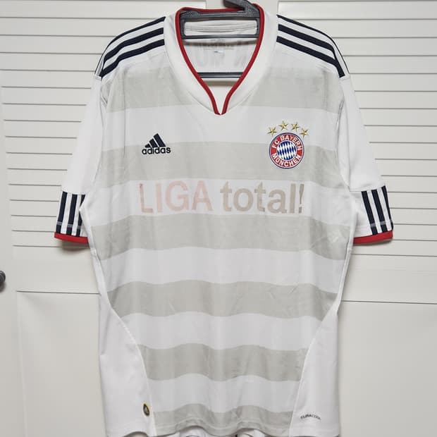 10-12 바이에른 뮌헨 어웨이 아디다스 유니폼 반팔