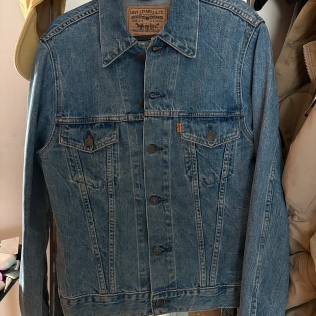 리바이스빈티지클로딩 lvc1970 오렌지탭 트러커 자켓